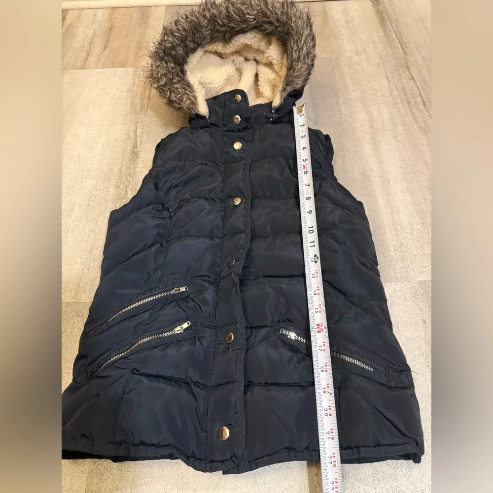 Ci Sono navy blue Puffer Vest